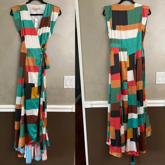 ANTHROPOLOGIE Hutch Alfonsine Wrap Maxi Dress - Picture 3 of 3